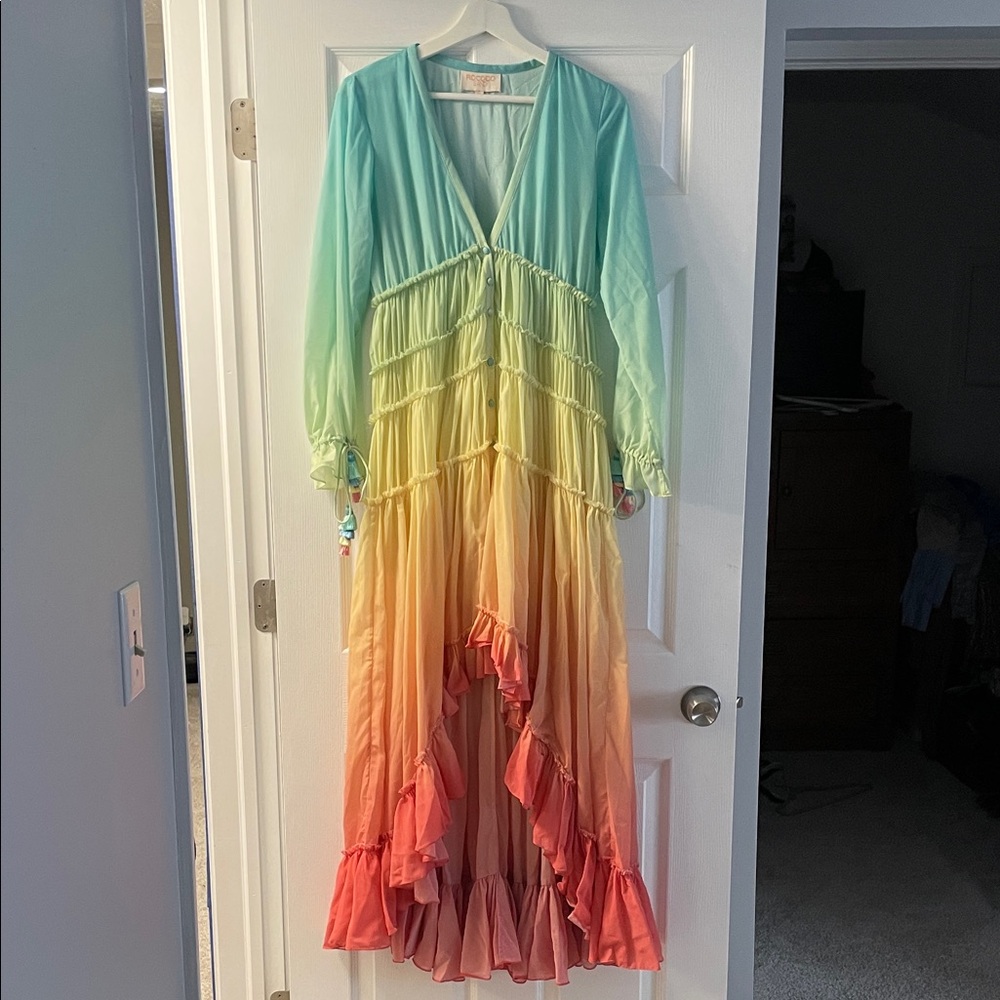 Rococo Sands Colorful Ombre Maxi Dress